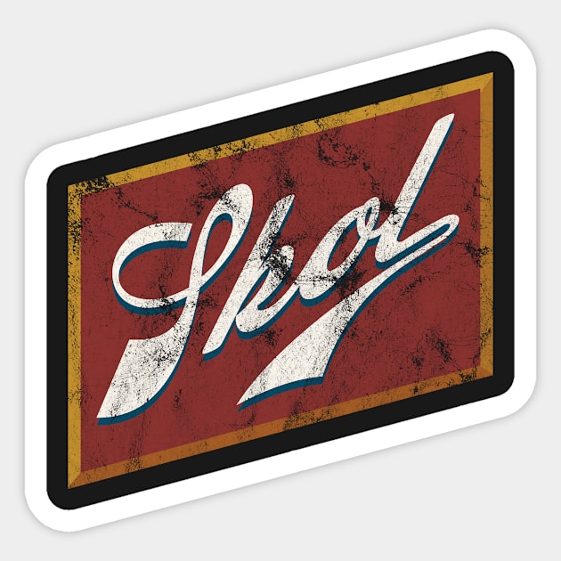 Skol Sticker by pjsignman